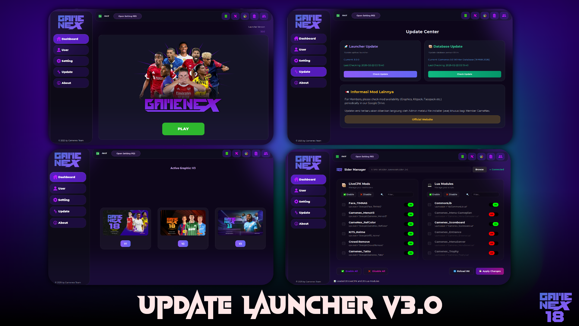 GAMENEX Launcher